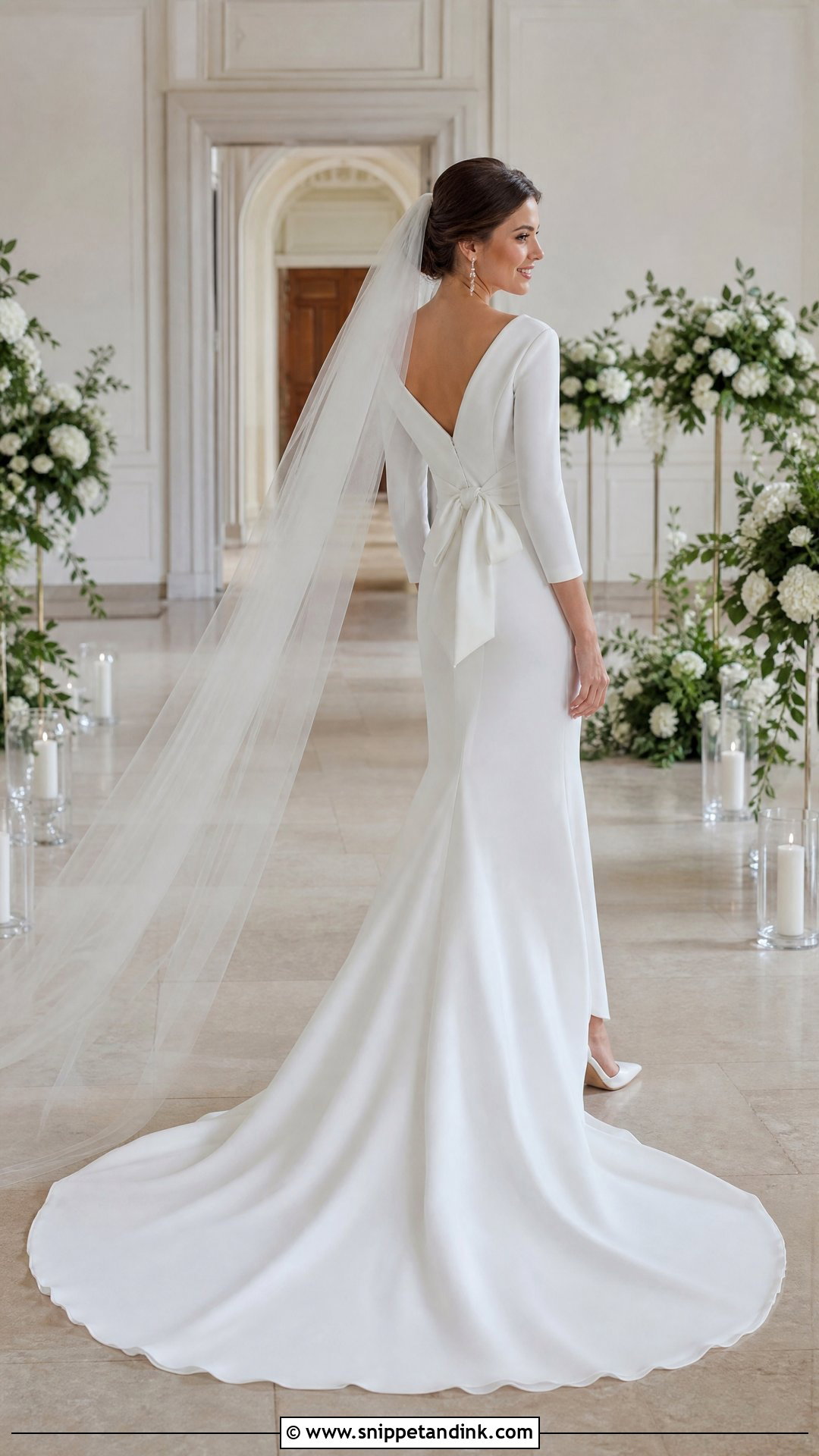 Wrap Wedding Dress With Train - Snippet and Ink - 20 Wrap Wedding Dress Ideas