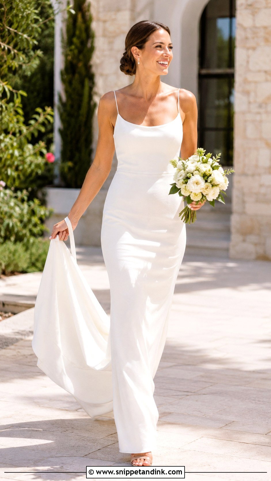 Wrist Loop Wedding Dress Bustle - Snippet and Ink - 20 DIY Wedding Dress Bustle Ideas