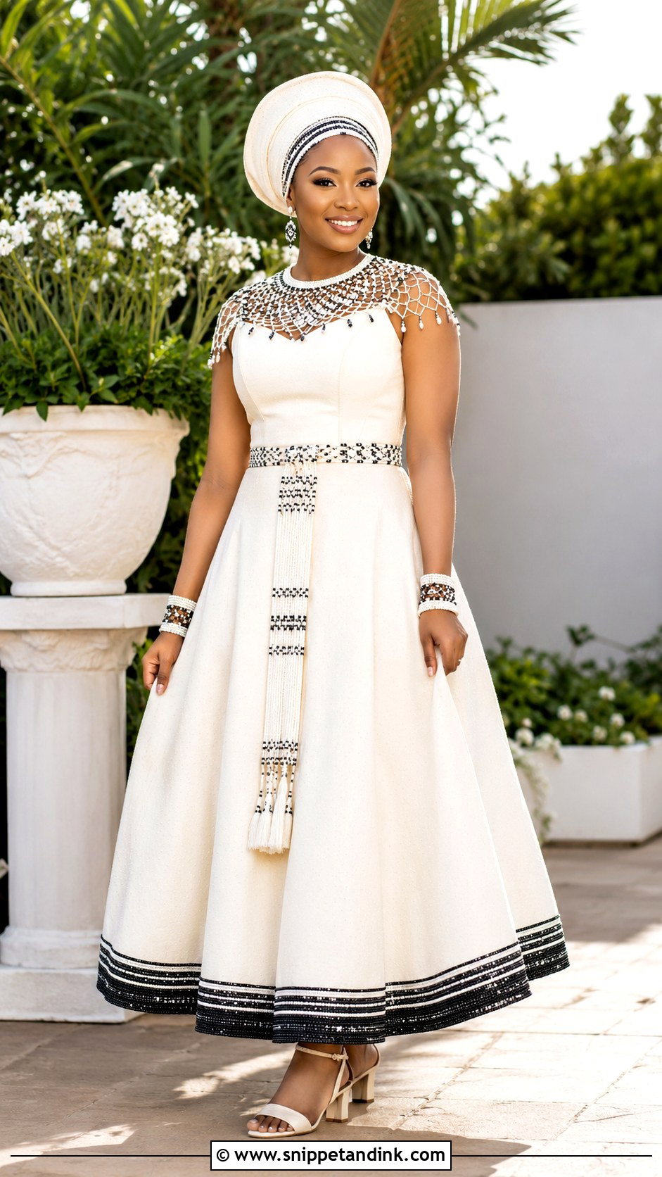 Xhosa A Line Wedding Dress - Snippet and Ink - 25 Xhosa Wedding Dresses