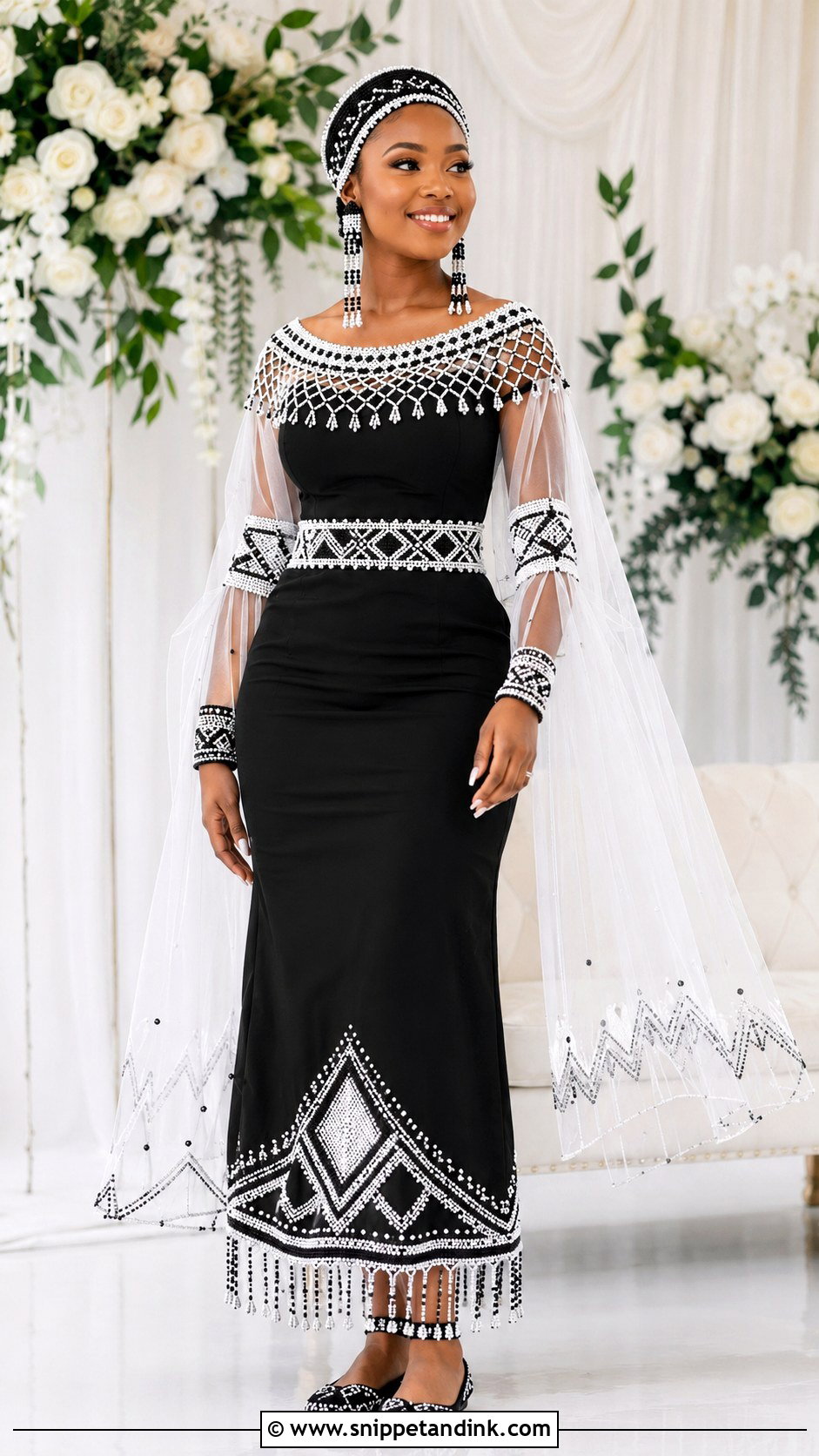 Xhosa Beaded Wedding Dress - Snippet and Ink - 25 Xhosa Traditional Wedding Dresses