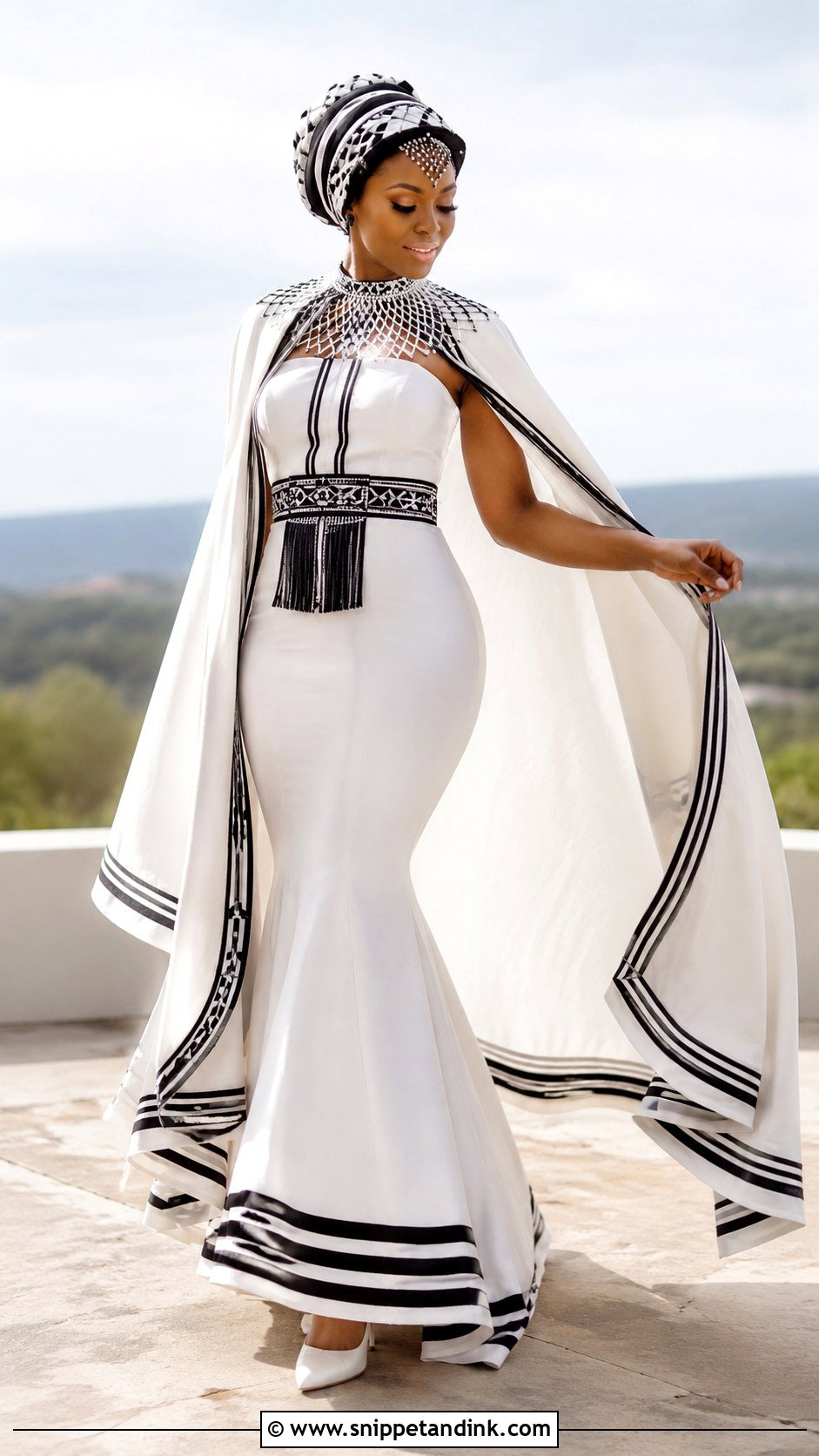 Xhosa Cape Wedding Dress - Snippet and Ink - 25 Xhosa Traditional Wedding Dresses