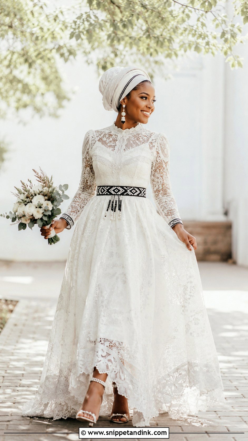 Xhosa Lace Wedding Dress - Snippet and Ink - 25 Xhosa Wedding Dresses