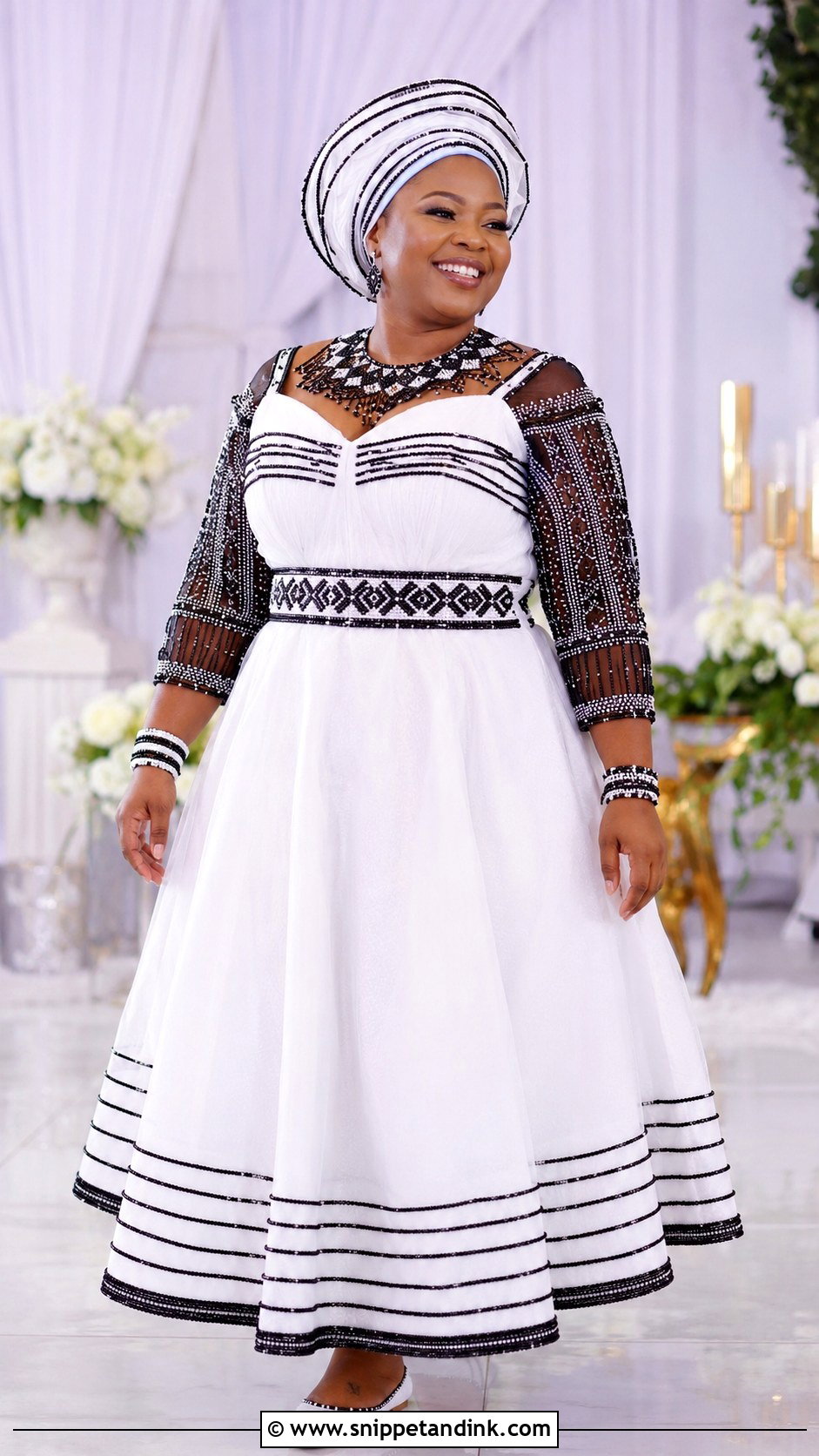 Xhosa Traditional Plus Size Wedding Dress - Snippet and Ink - 25 Xhosa Traditional Wedding Dresses