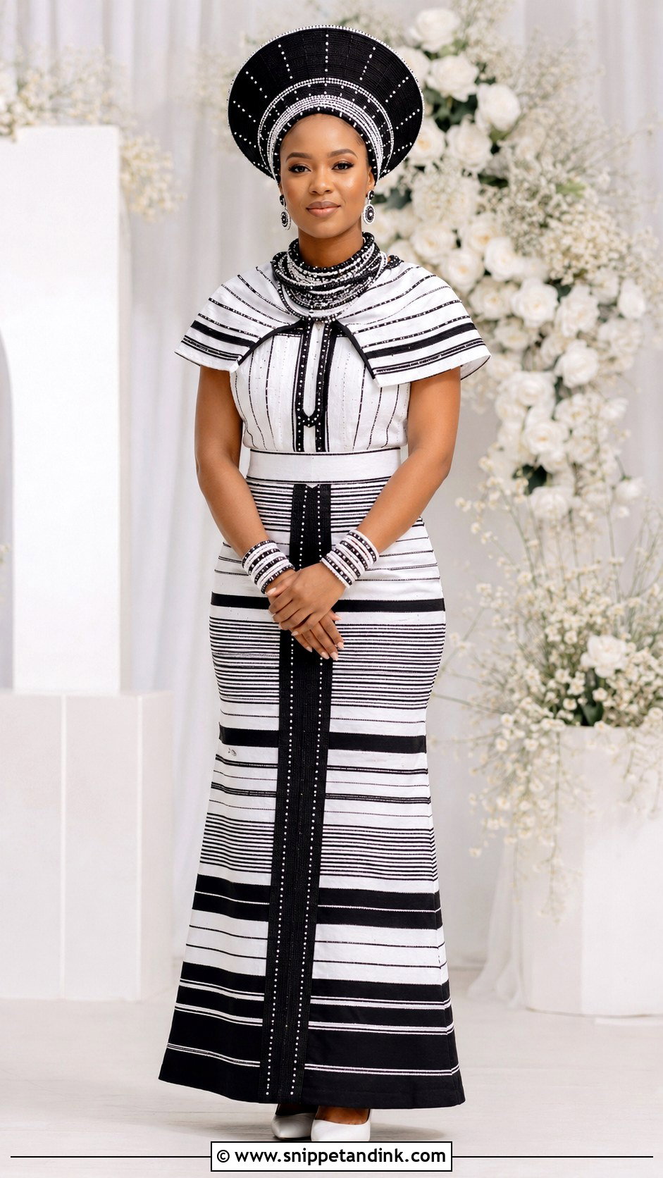 Xhosa Umbhaco Bridal Outfit - Snippet and Ink - 20 African Bridal Ideas