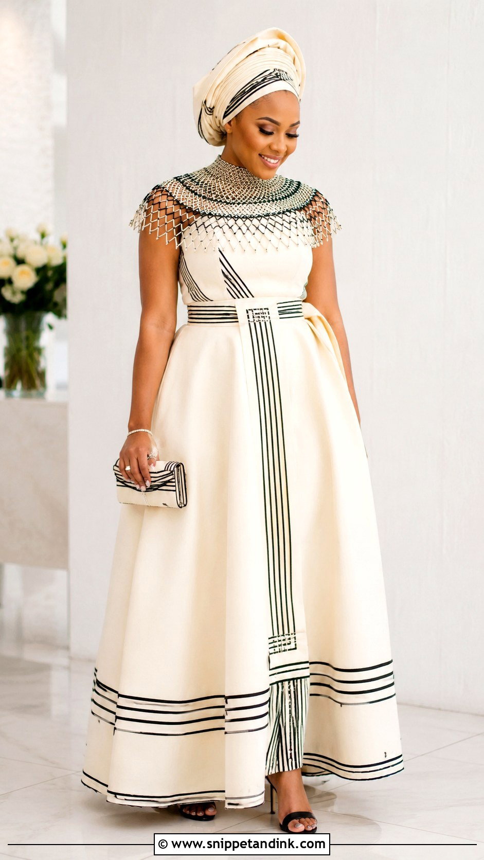 Xhosa Umbhaco Wedding Dress - Snippet and Ink - 25 Traditional Wedding Dresses South Africa