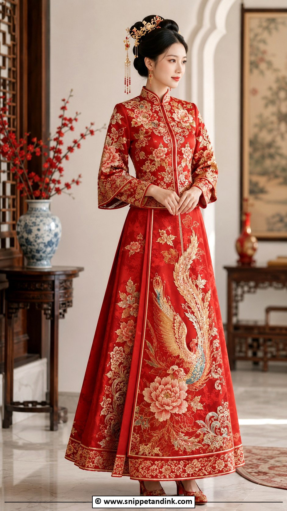 Xiu He Fu Wedding Dress - Snippet and Ink - 30 Chinese Wedding Dress Ideas