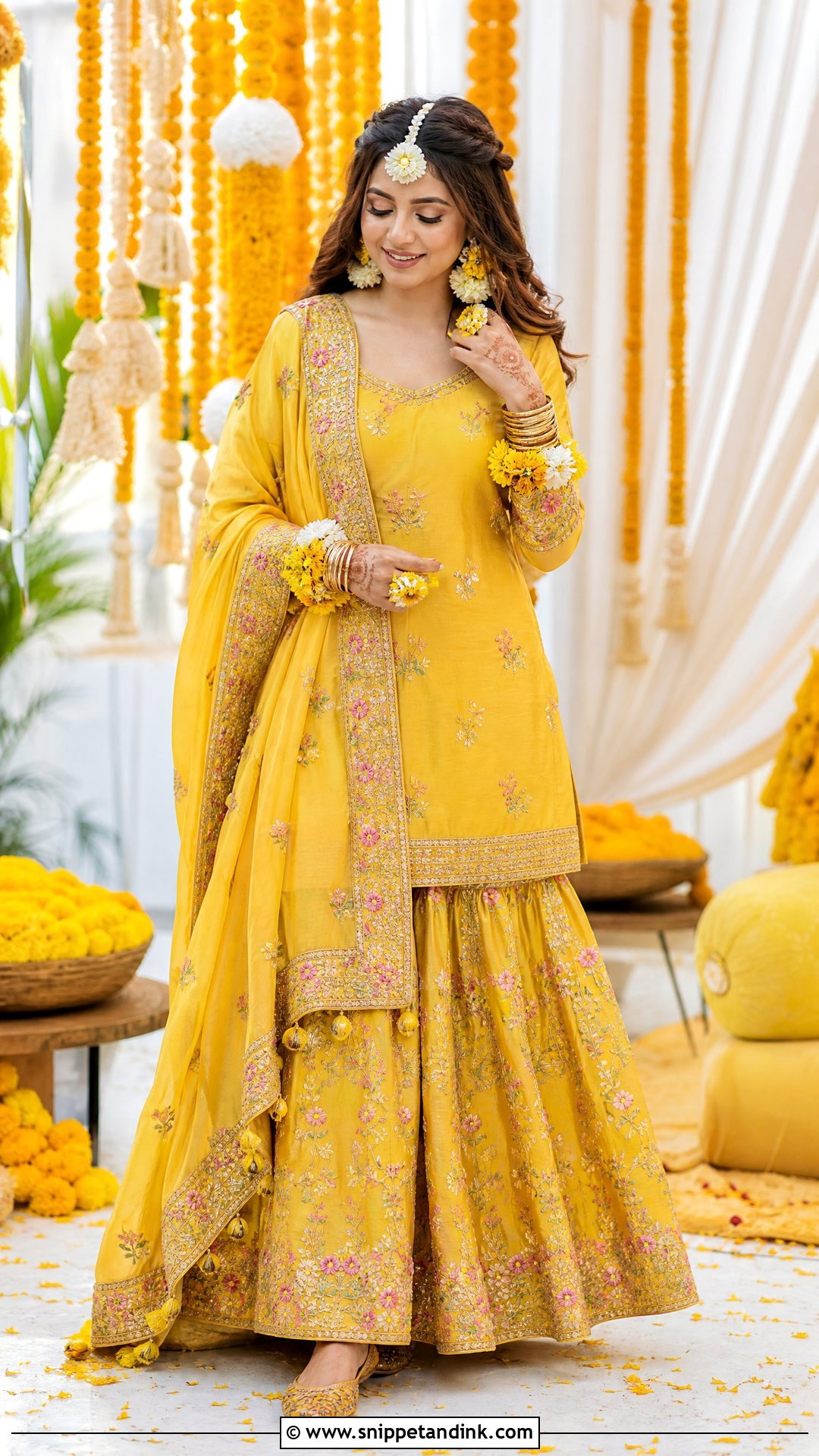 Yellow Bridal Suit For Haldi Function - Snippet and Ink - 25 Yellow Suit for Haldi Function Ideas