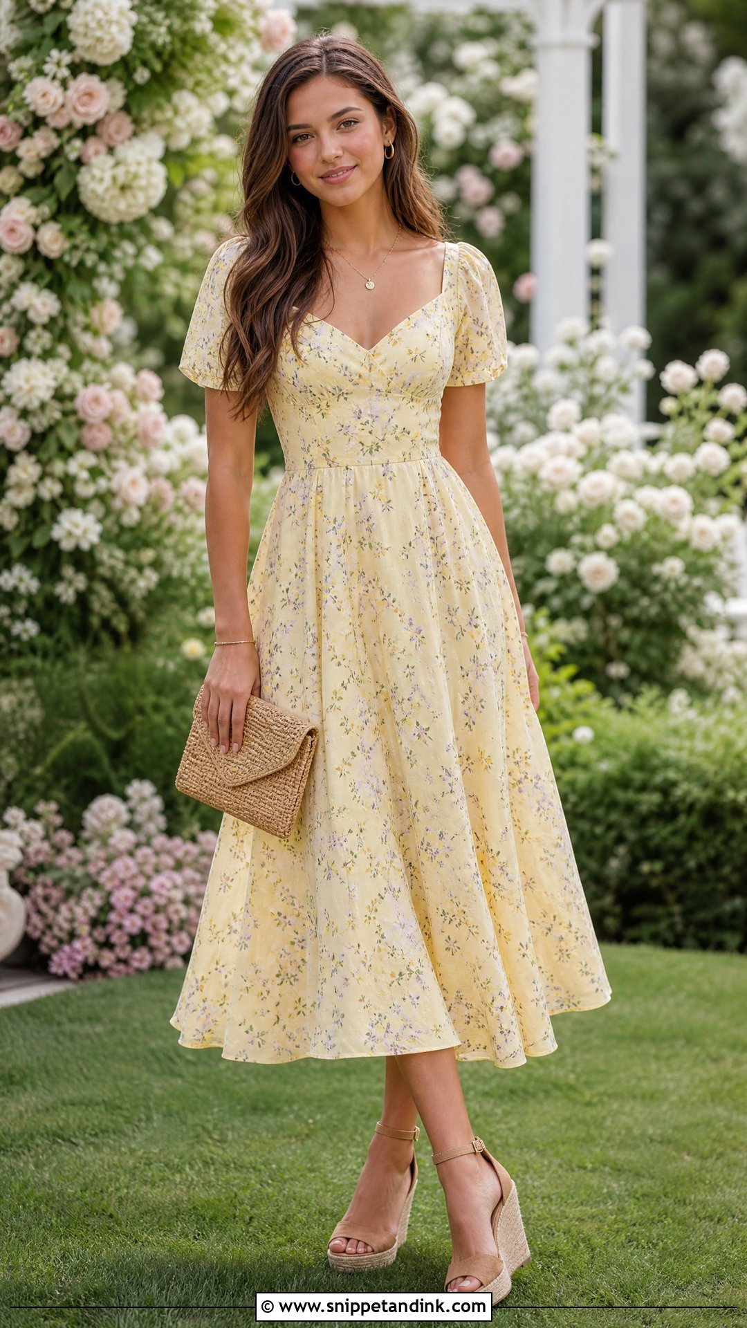 Yellow Garden Wedding Dress Outfit - Snippet and Ink - 20 Wedding Dress for Teenage Girl Ideas