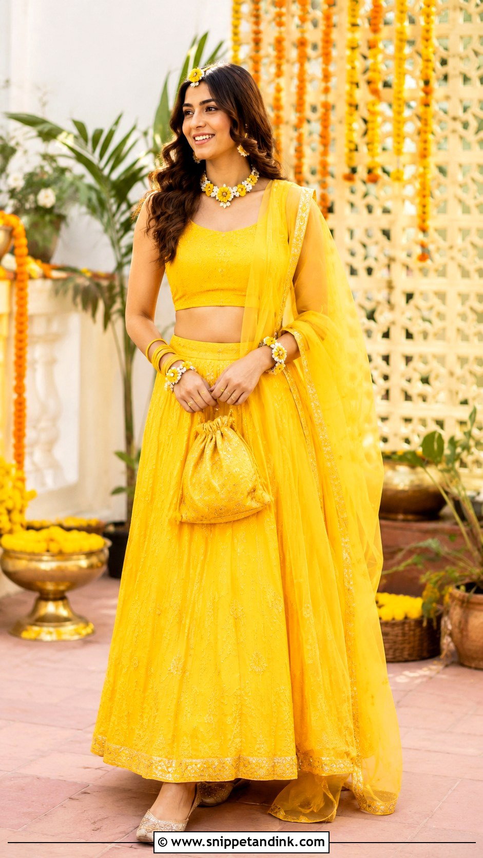 Yellow Haldi Outfit - Snippet and Ink - 25 Desi Wedding Shaadi Outfits