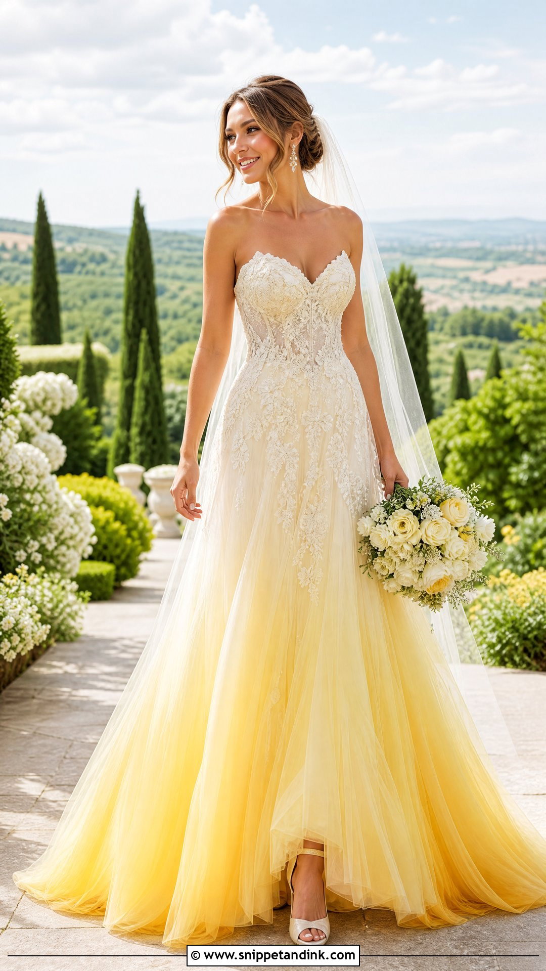 Yellow Ombre Wedding Dress - Snippet and Ink - 20 Yellow Wedding Dress the Bride Ideas