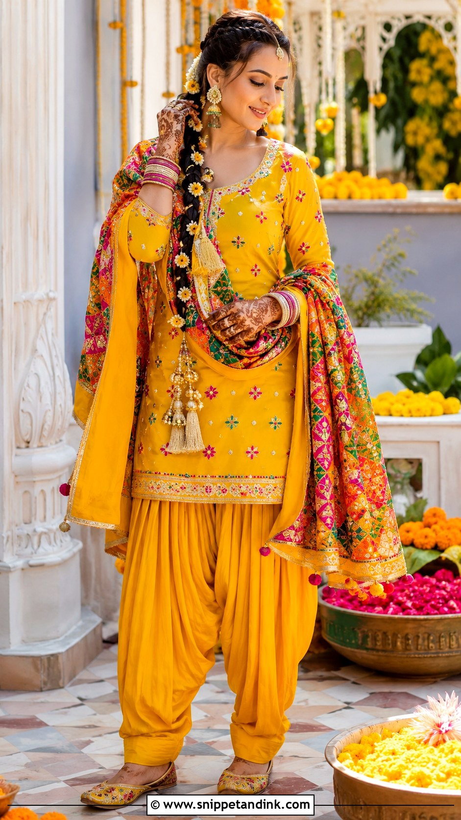 Yellow Patiala Suit for Haldi Bride - Snippet and Ink - 20 Dress for Haldi Function for Bride Ideas