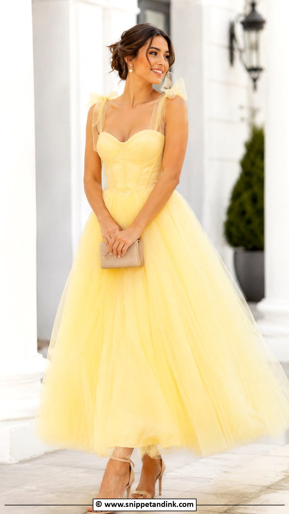 Yellow Princess Gown - Snippet and Ink - 35 Princess Gown Ideas