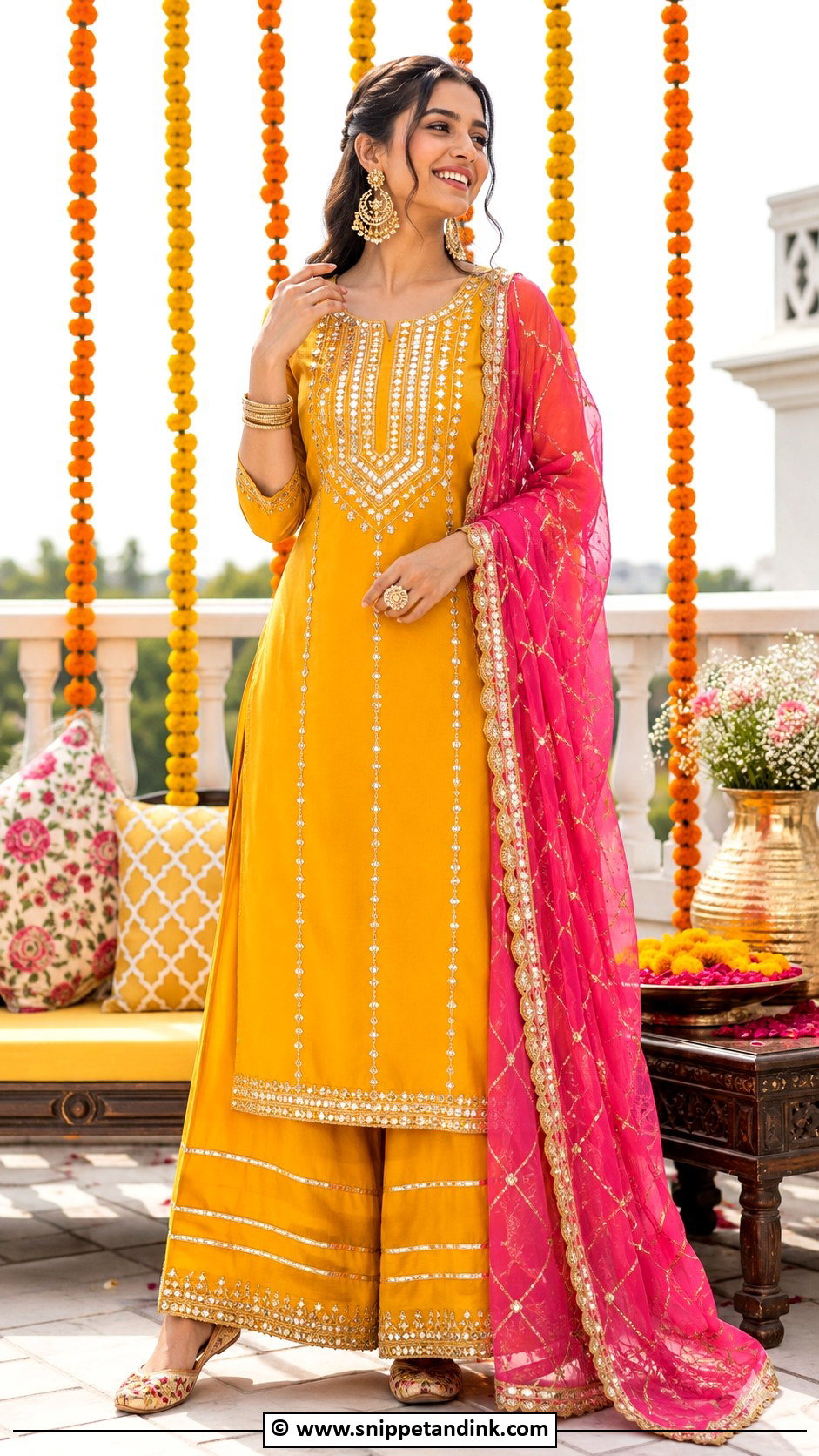 Yellow Punjabi Suit For Jaggo - Snippet and Ink - 30 Jaggo Outfit Punjabi Suit Ideas