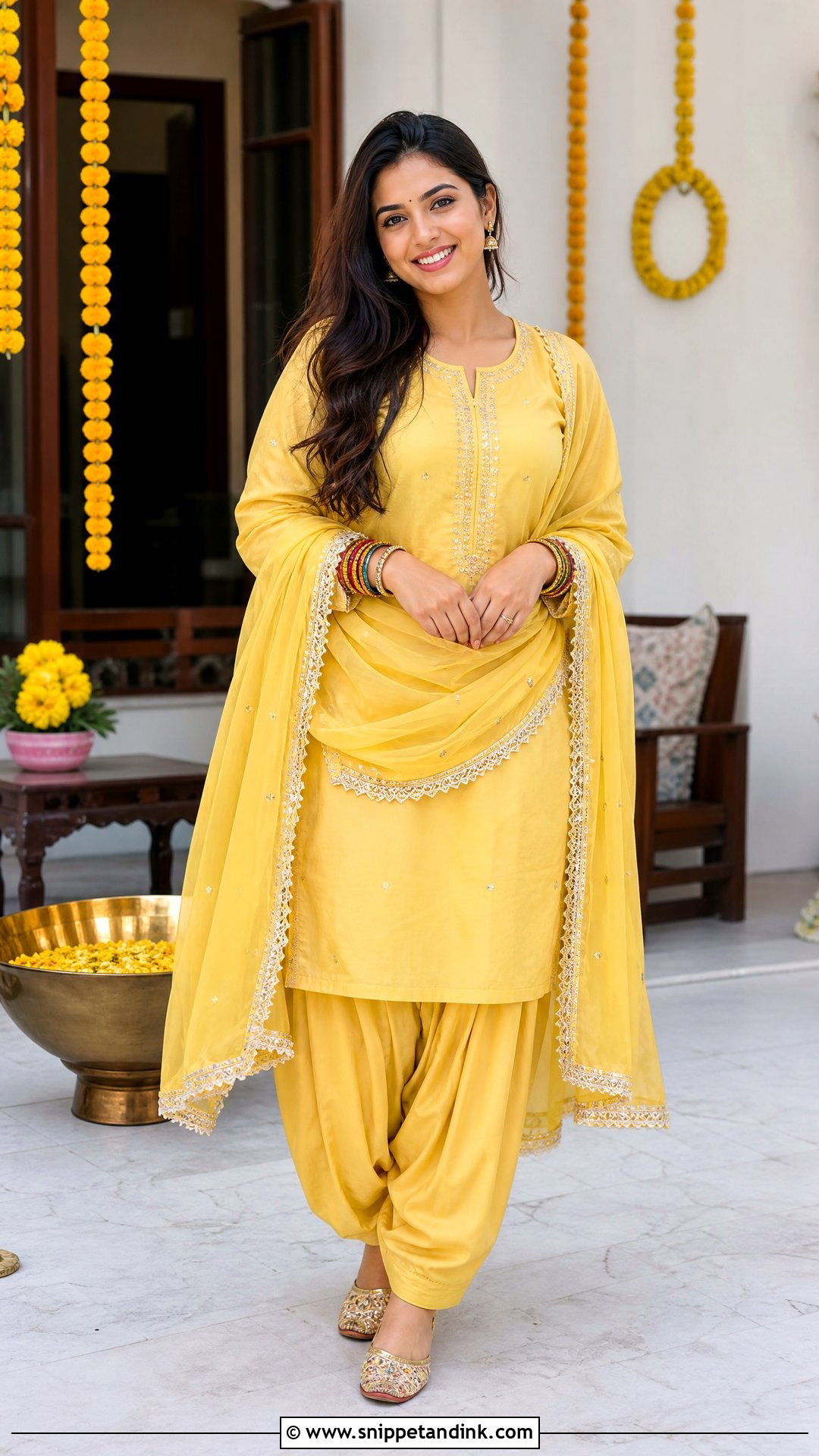 Yellow Salwar Kameez For Haldi Function - Snippet and Ink - 25 Yellow Suit for Haldi Function Ideas