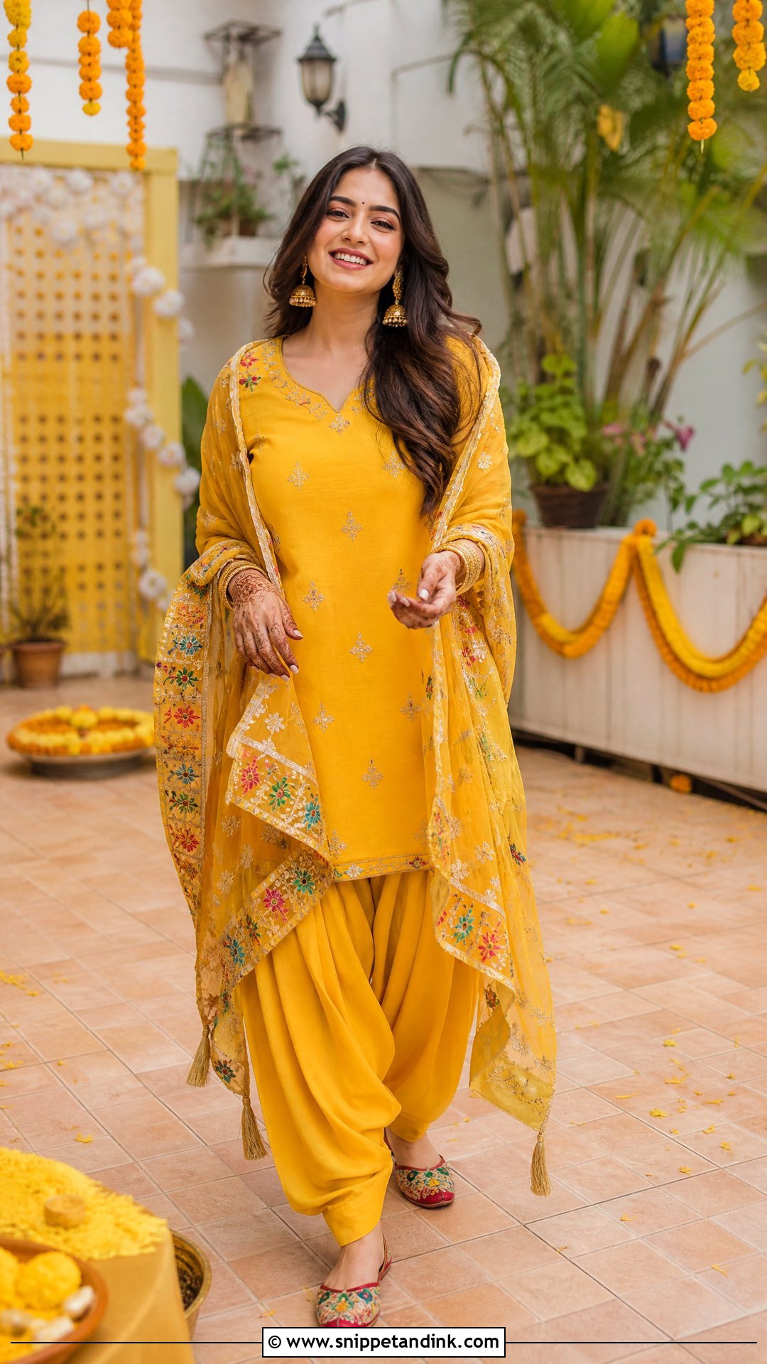 Yellow Salwar Suit For Haldi - Snippet and Ink - 25 Yellow Outfit for Haldi Function Ideas