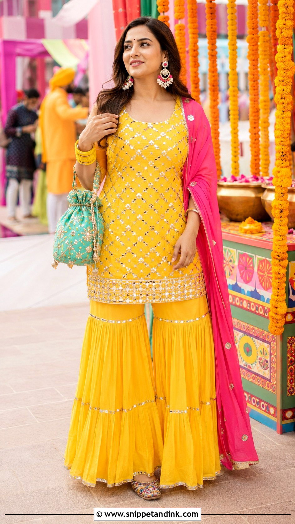 Yellow Sharara Carnival Outfit - Snippet and Ink - 20 Carnival Outfit Ideas Indian Wedding