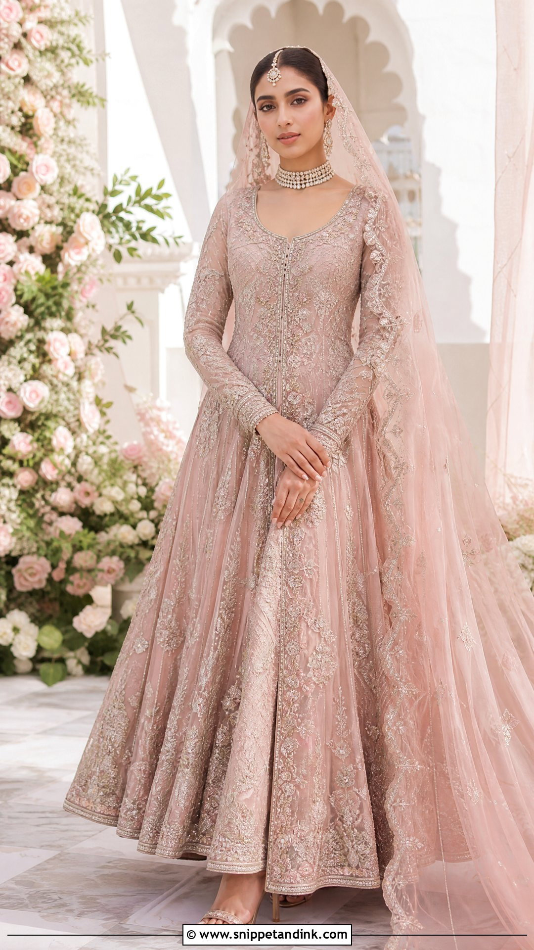 Zara Shahjahan Blush Pink Bridal Pishwas - Snippet and Ink - 20 Zara Shahjahan Bridal Ideas