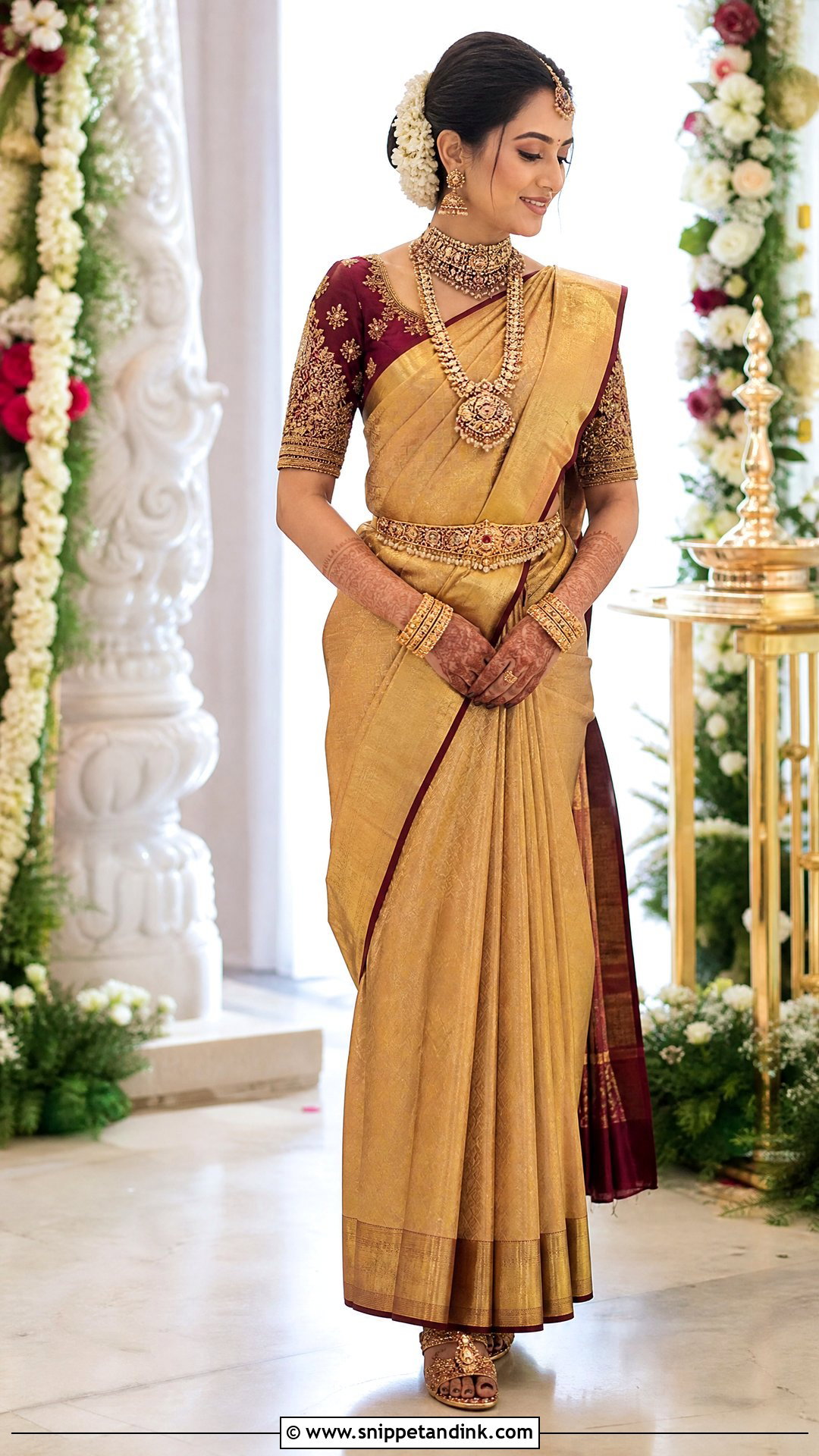 Zardosi Silk Wedding Blouse Design - Snippet and Ink - 20 Wedding Blouse Design Ideas