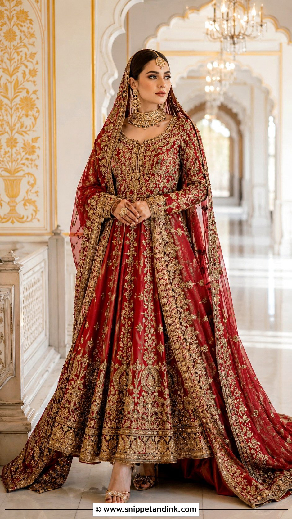 Zardozi Bridal Anarkali - Snippet and Ink - 25 Bridal Anarkali Ideas