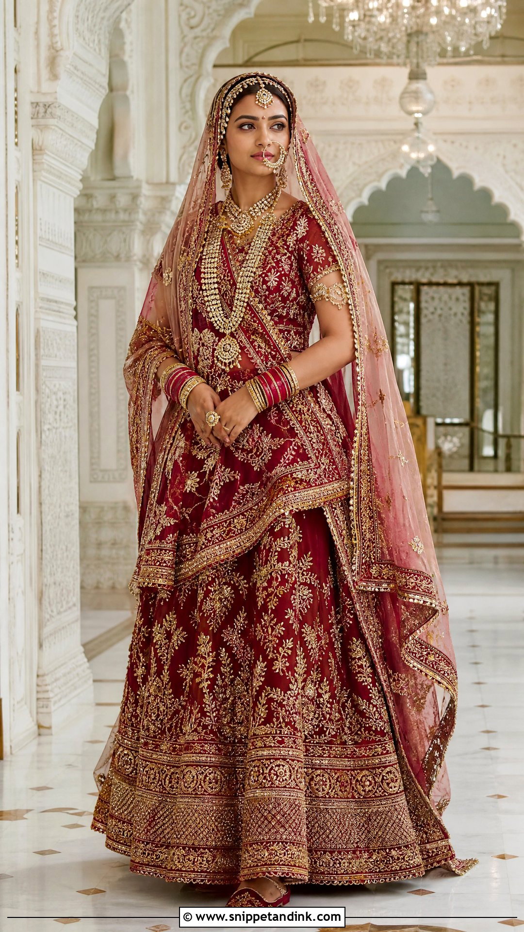 Zardozi Rajputana Bridal Poshak - Snippet and Ink - 20 Rajputana Bride Ideas