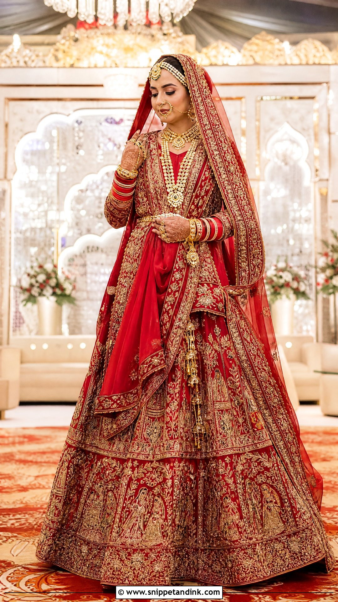 Zardozi Rajputi Bridal Look - Snippet and Ink - 20 Rajputi Bridal Look Ideas