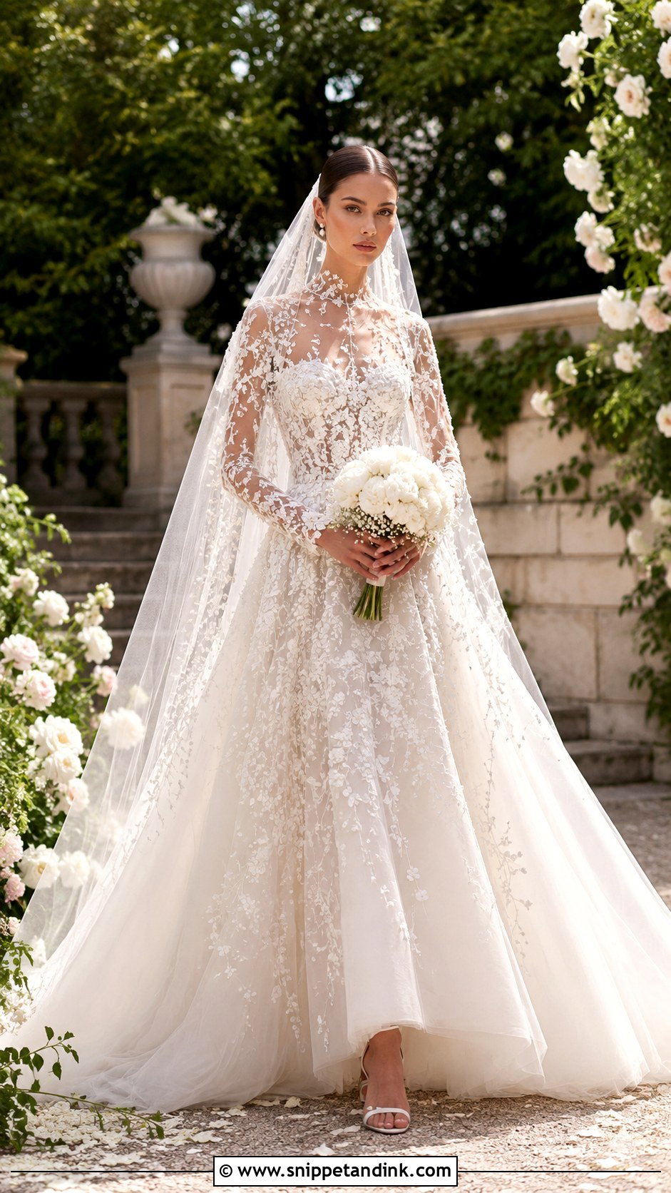 Zuhair Murad A Line Wedding Dress - Snippet and Ink - 25 Zuhair Murad Wedding Dress Ideas