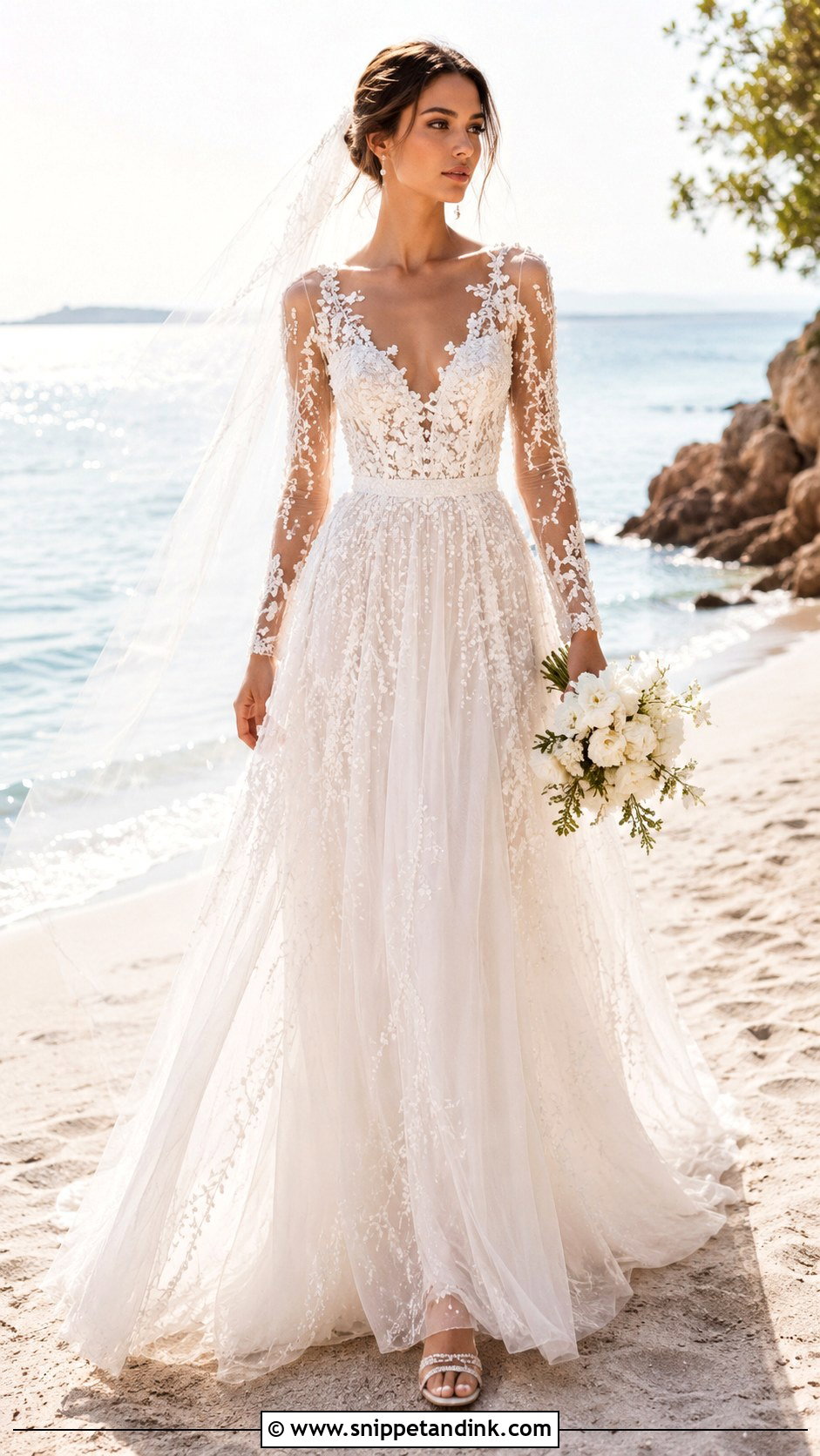 Zuhair Murad Beach Wedding Dress - Snippet and Ink - 25 Zuhair Murad Wedding Dress Ideas
