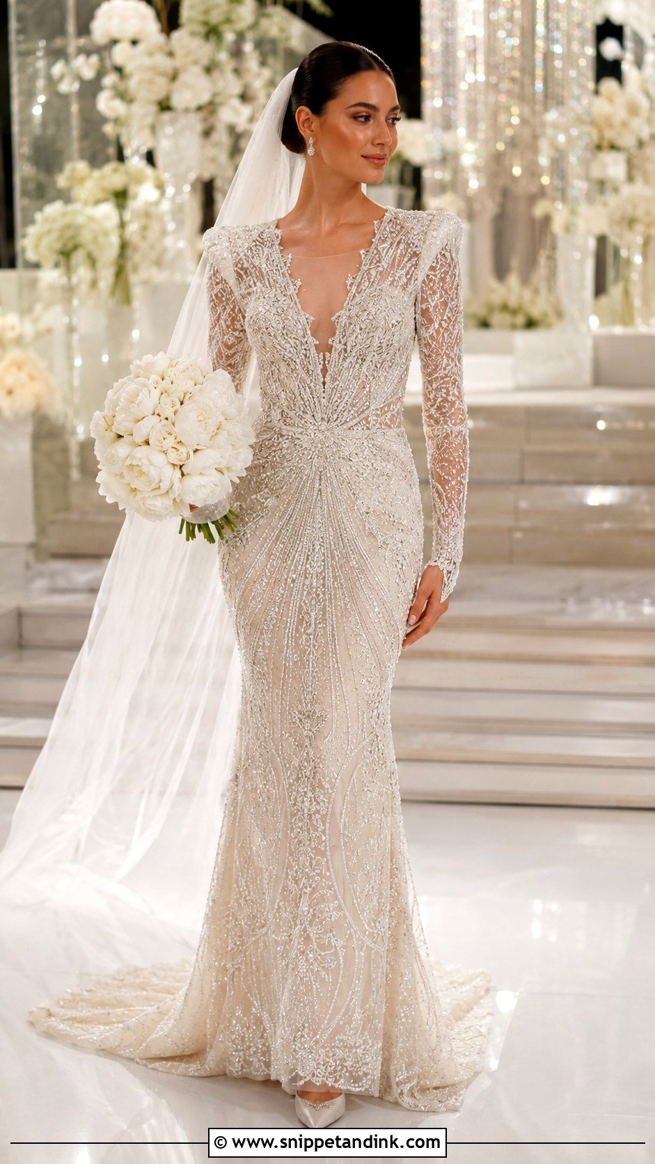 Zuhair Murad Beaded Wedding Dress - Snippet and Ink - 25 Zuhair Murad Wedding Dresses