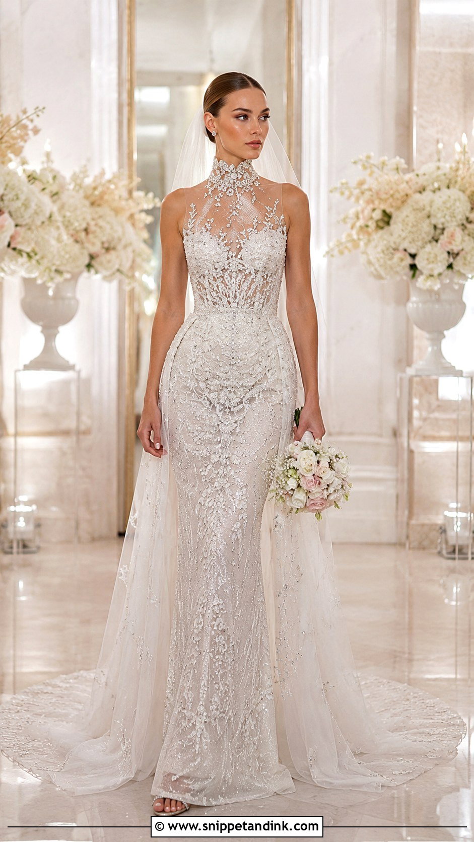 Zuhair Murad Beaded Wedding Dress - Snippet and Ink - 25 Zuhair Murad Wedding Dress Ideas