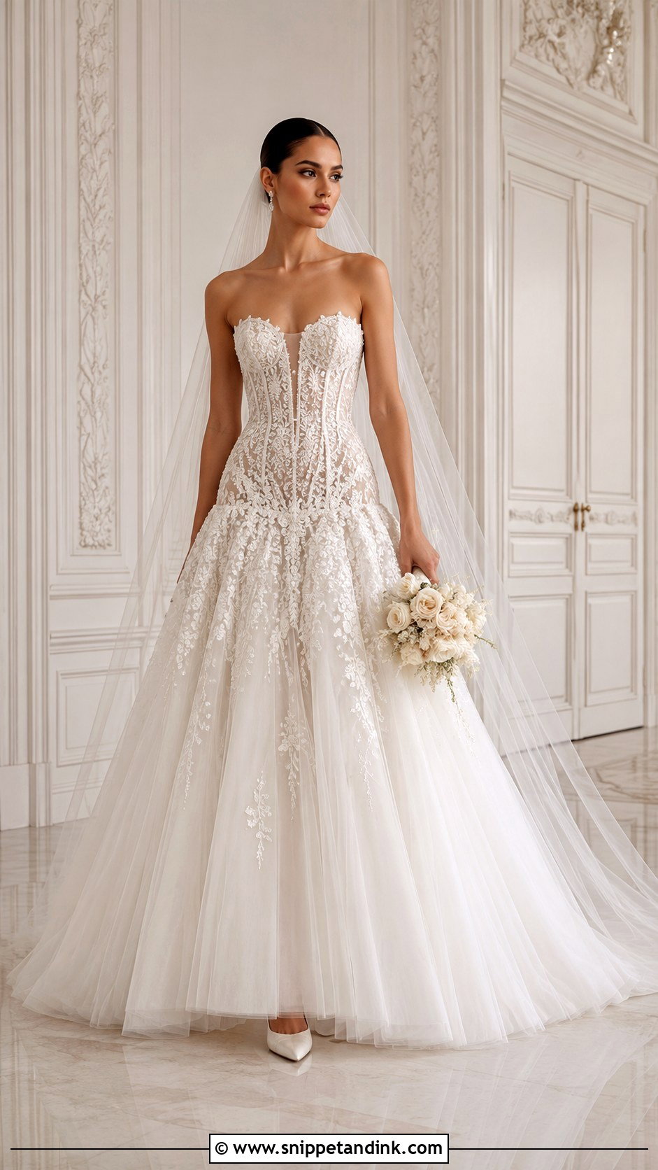 Zuhair Murad Drop Waist Wedding Dress - Snippet and Ink - 25 Zuhair Murad Wedding Dresses