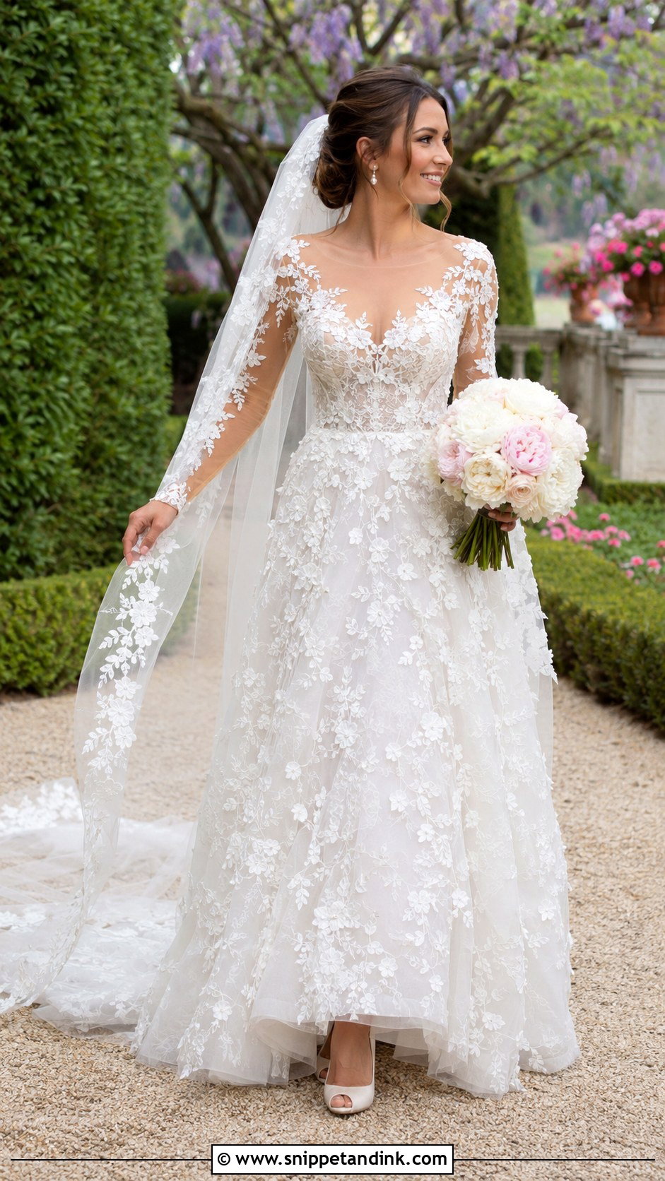 Zuhair Murad Floral Lace Wedding Dress - Snippet and Ink - 25 Zuhair Murad Wedding Dresses