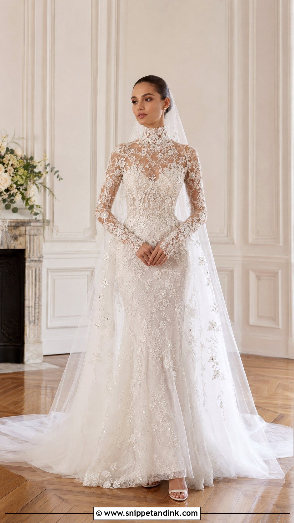 Zuhair Murad High Neck Wedding Dress - Snippet and Ink - 25 Zuhair Murad Wedding Dresses