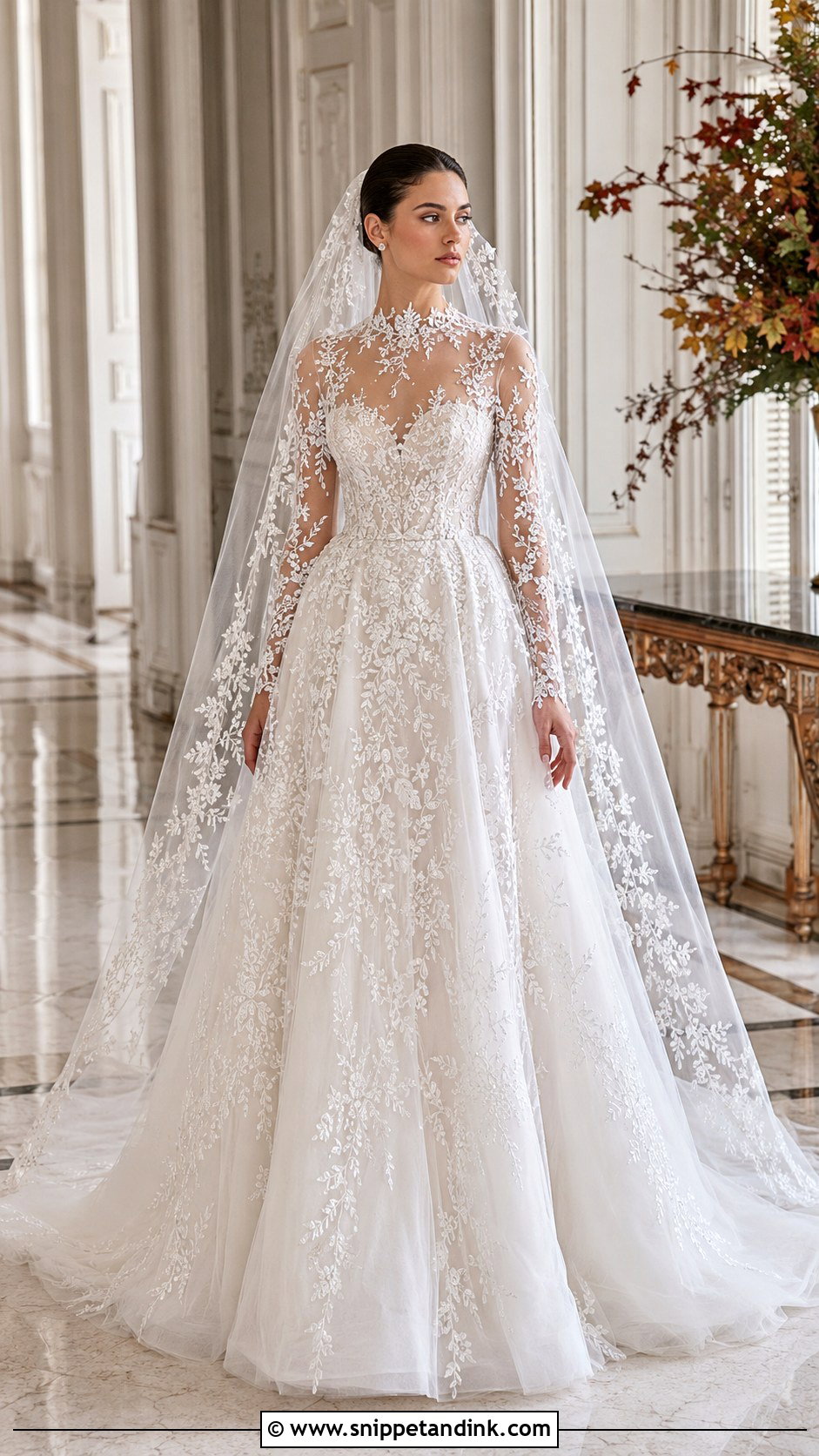 Zuhair Murad Long Sleeve Wedding Dress - Snippet and Ink - 25 Zuhair Murad Wedding Dress Ideas