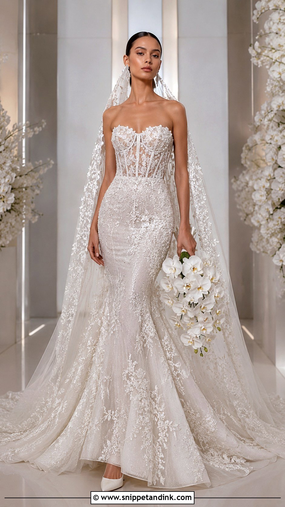 Zuhair Murad Mermaid Wedding Dress - Snippet and Ink - 25 Zuhair Murad Wedding Dress Ideas