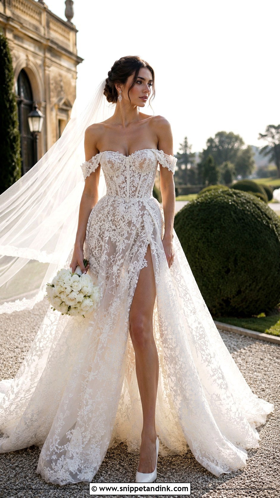 Zuhair Murad Off Shoulder Wedding Dress - Snippet and Ink - 25 Zuhair Murad Wedding Dresses