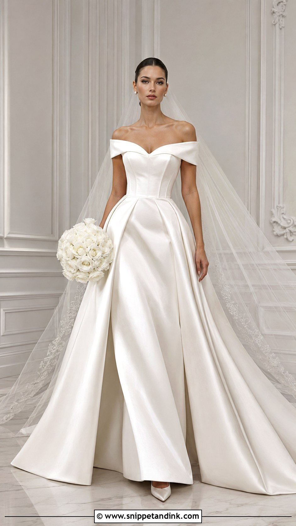 Zuhair Murad Satin Wedding Dress - Snippet and Ink - 25 Zuhair Murad Wedding Dresses
