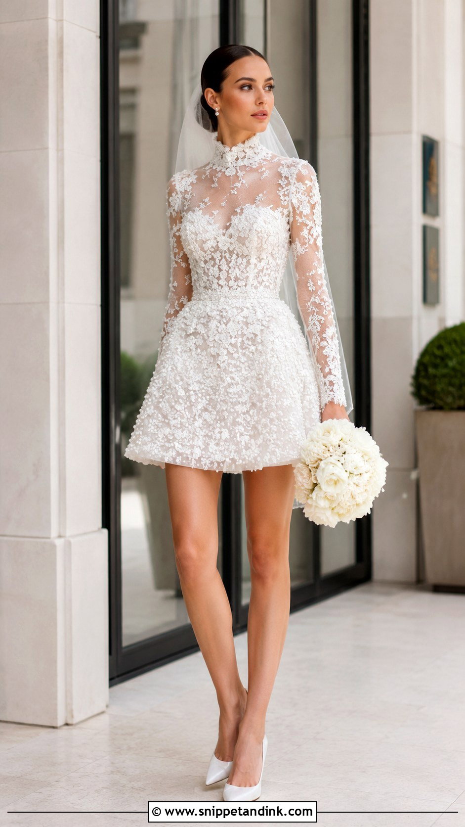 Zuhair Murad Short Wedding Dress - Snippet and Ink - 25 Zuhair Murad Wedding Dresses