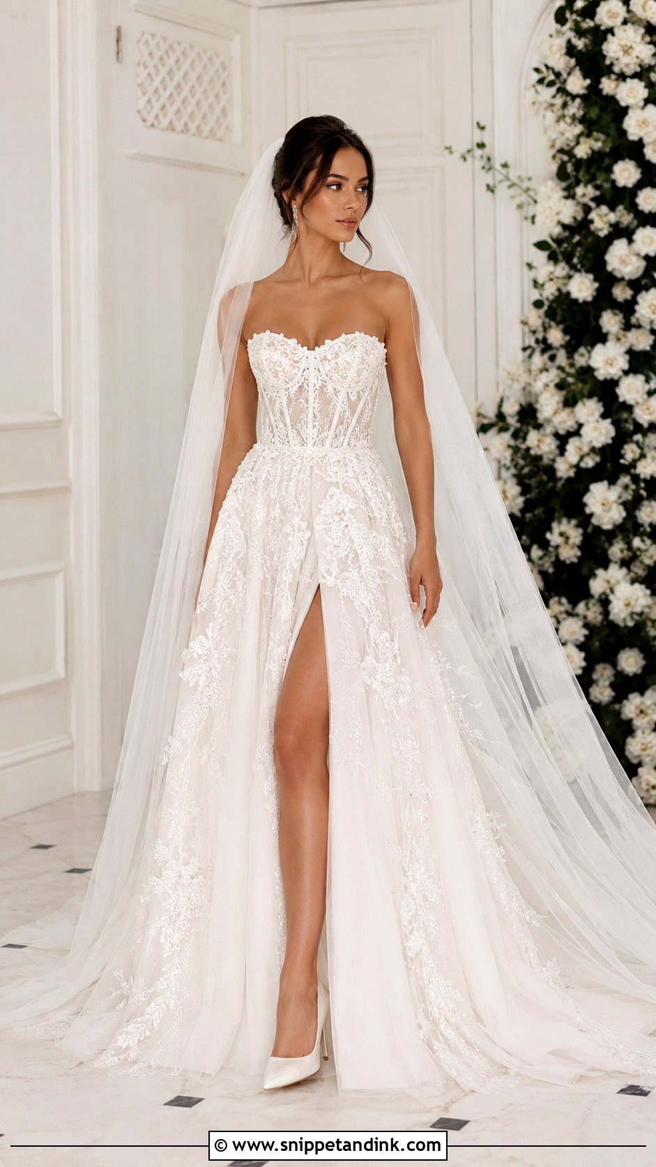 Zuhair Murad Strapless Wedding Dress - Snippet and Ink - 25 Zuhair Murad Wedding Dresses