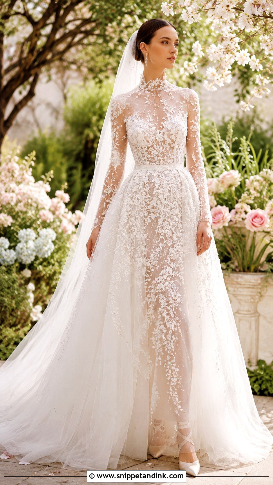 Zuhair Murad Tulle Wedding Dress - Snippet and Ink - 25 Zuhair Murad Wedding Dress Ideas