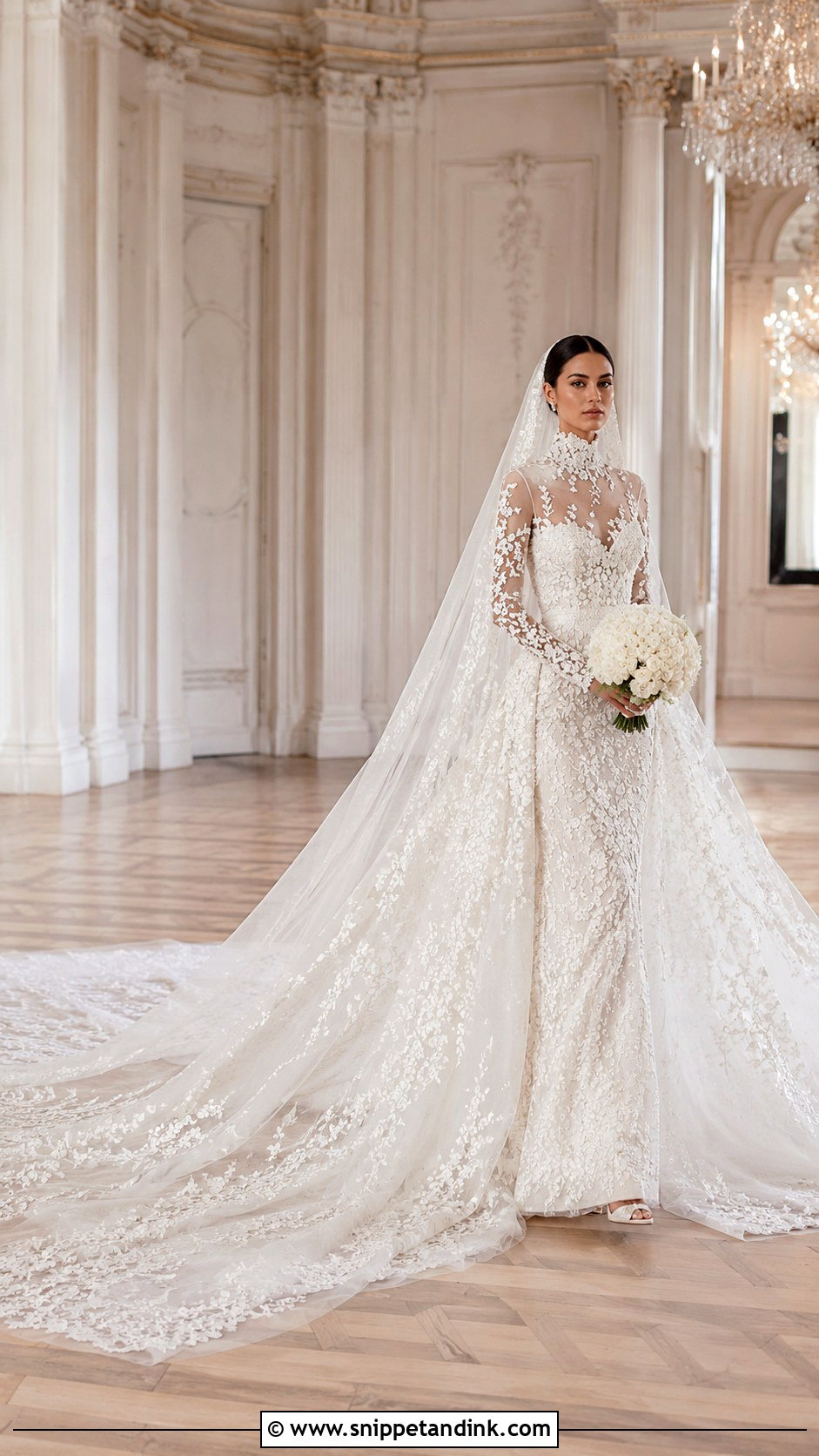 Zuhair Murad Wedding Dress With Train - Snippet and Ink - 25 Zuhair Murad Wedding Dresses