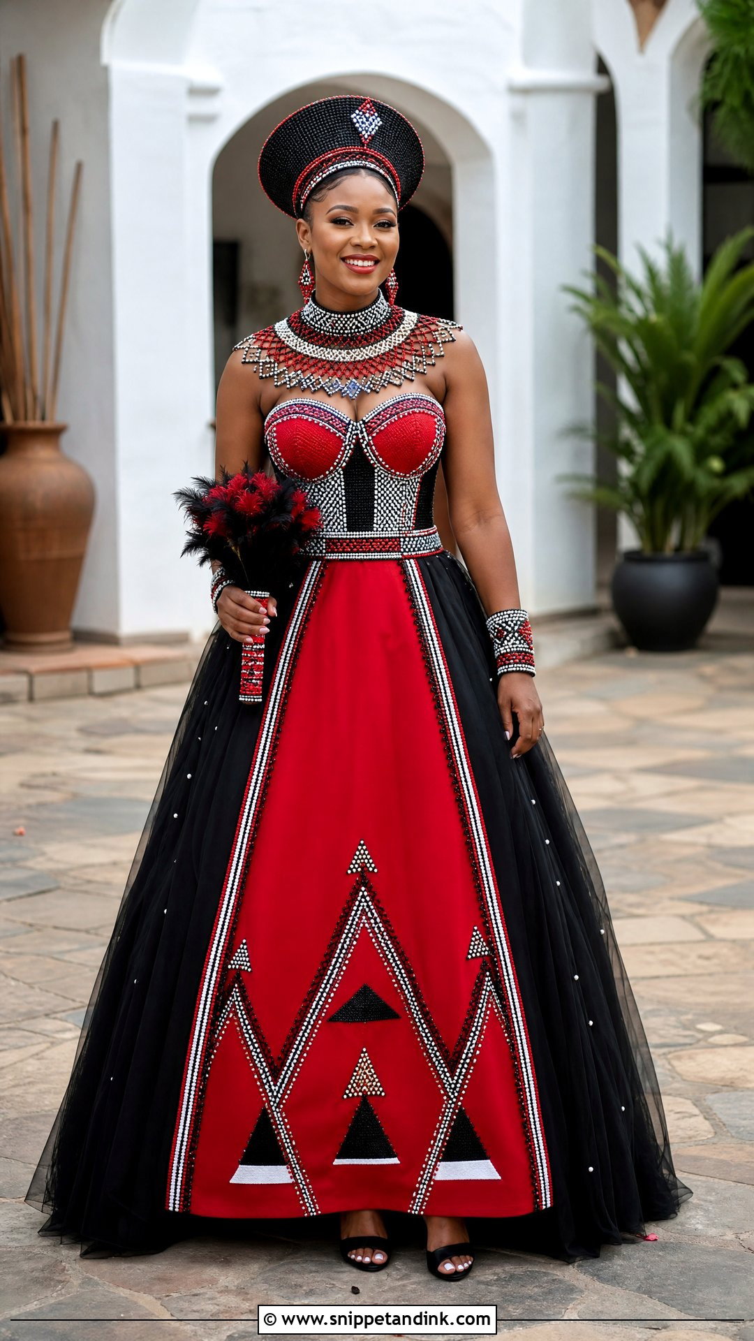 Zulu Wedding Dress - Snippet and Ink - 20 South African Wedding Dress Ideas